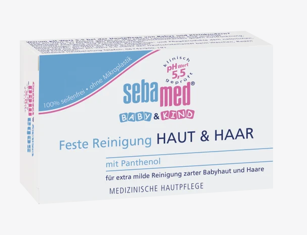 Sebamed BABY & KIND nettoyant solide peau & cheveux 100 g – Image 2