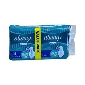 14 Serviettes Hygiéniques Ultra Fine Always (Pack Economique)