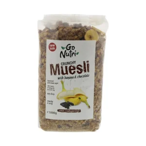 Vitalia crunchy muesli met banaan & chocolade (1 kg)