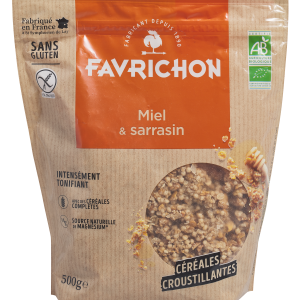 Favrichon Muesli Croustillant Miel & Sarrasin 500G