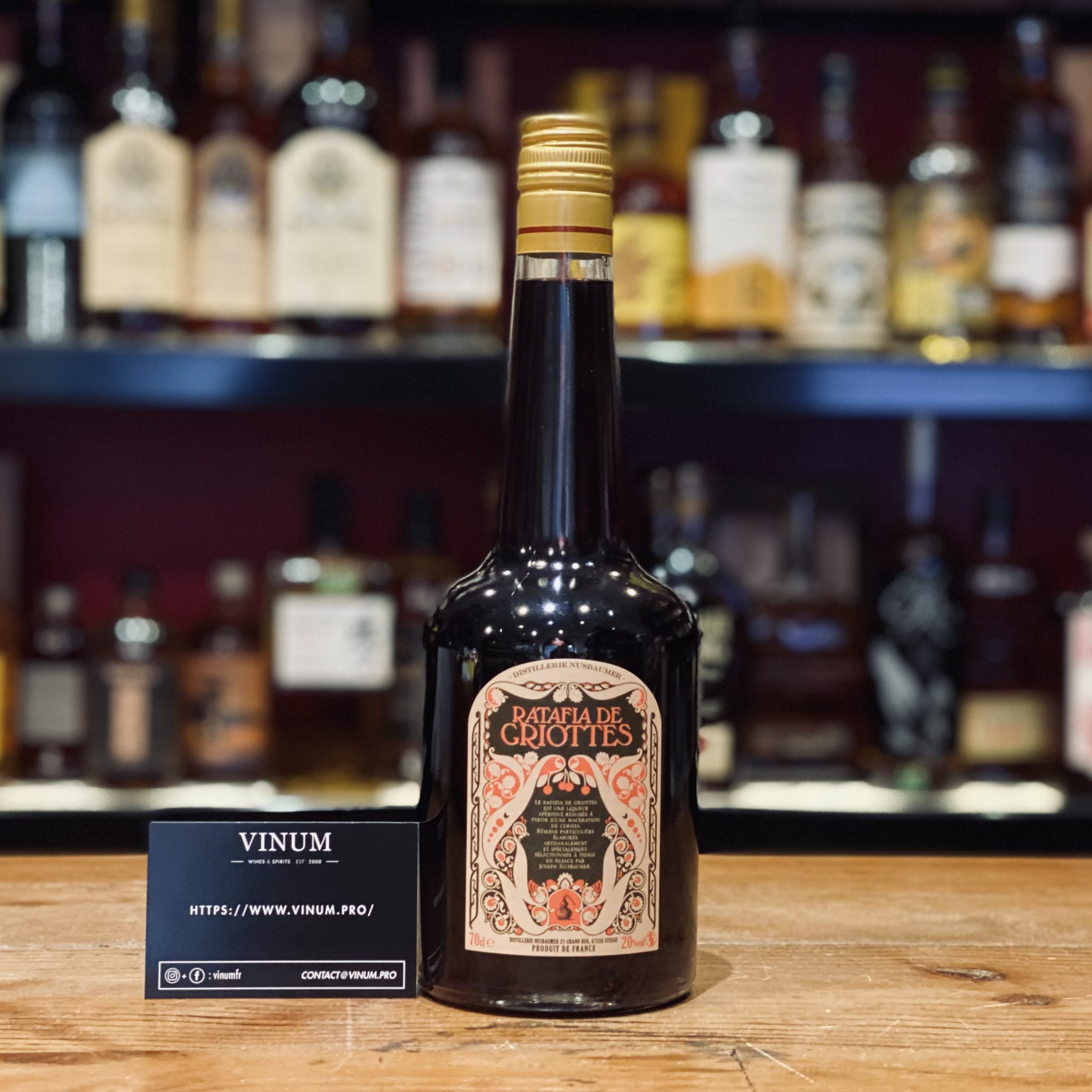 Nusbaumer Liqueur de Ratafia de Griottes – Image 2