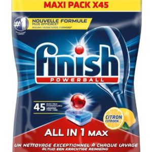 45 Lave Vaisselles Tablette Multifonctions Tout en 1 Parfum Citron Finish