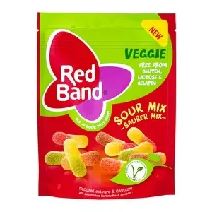 Red Band veggie sour mix zak 150 gr