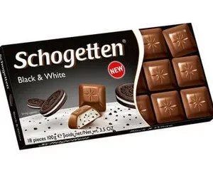 Schogetten black & white 100 gr