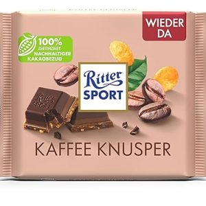 Ritter Sport Barre croustillante au café et au chocolat 100 g