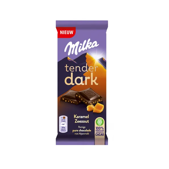 Milka dark milk gezouten karamel (25x 85gr)