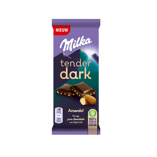 Milka dark milk amandel (25x 85gr)