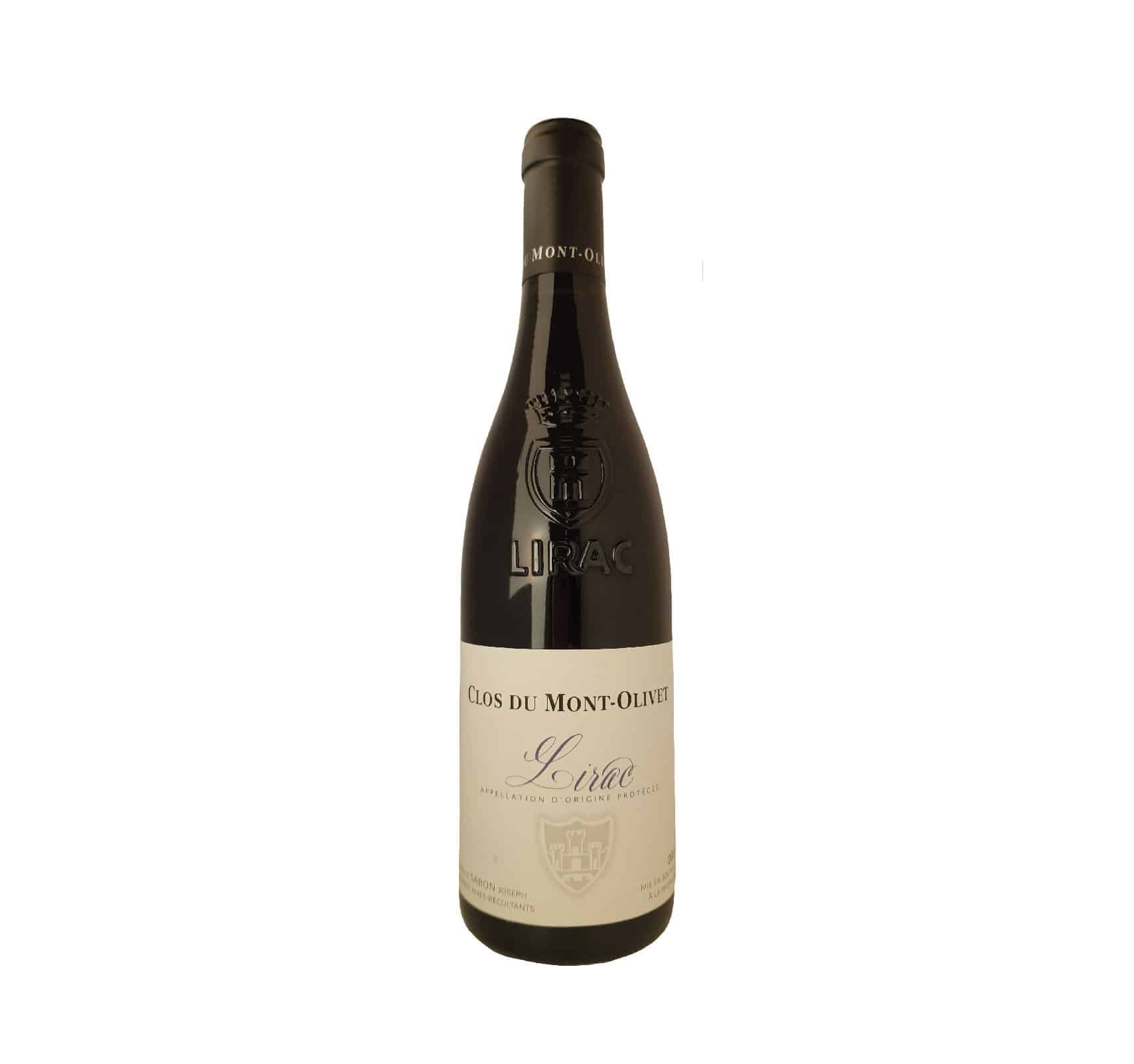 Famille Sabon “Clos du Mont-Olivet” A.O.P LIRAC Rouge 2021 Bouteille 75cl