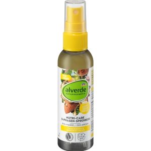 alverde COSMÉTIQUE NATURELLE Nutri-Care Traitement par pulvérisation 2 phases Amande biologique, Argan biologique, 75 ml