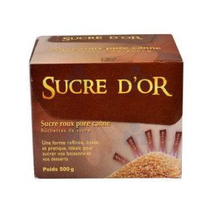 Buchettes de Sucre roux Sucre D&rsquo;Or 500 g