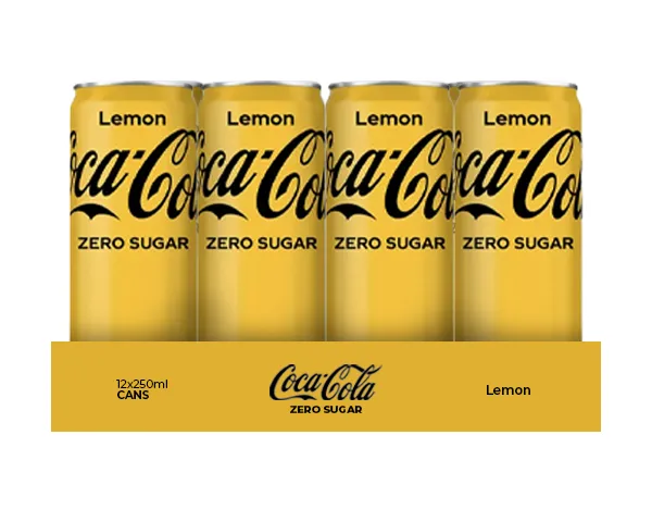 Coca-Cola Zero Lemon Blik (12x 250ml)