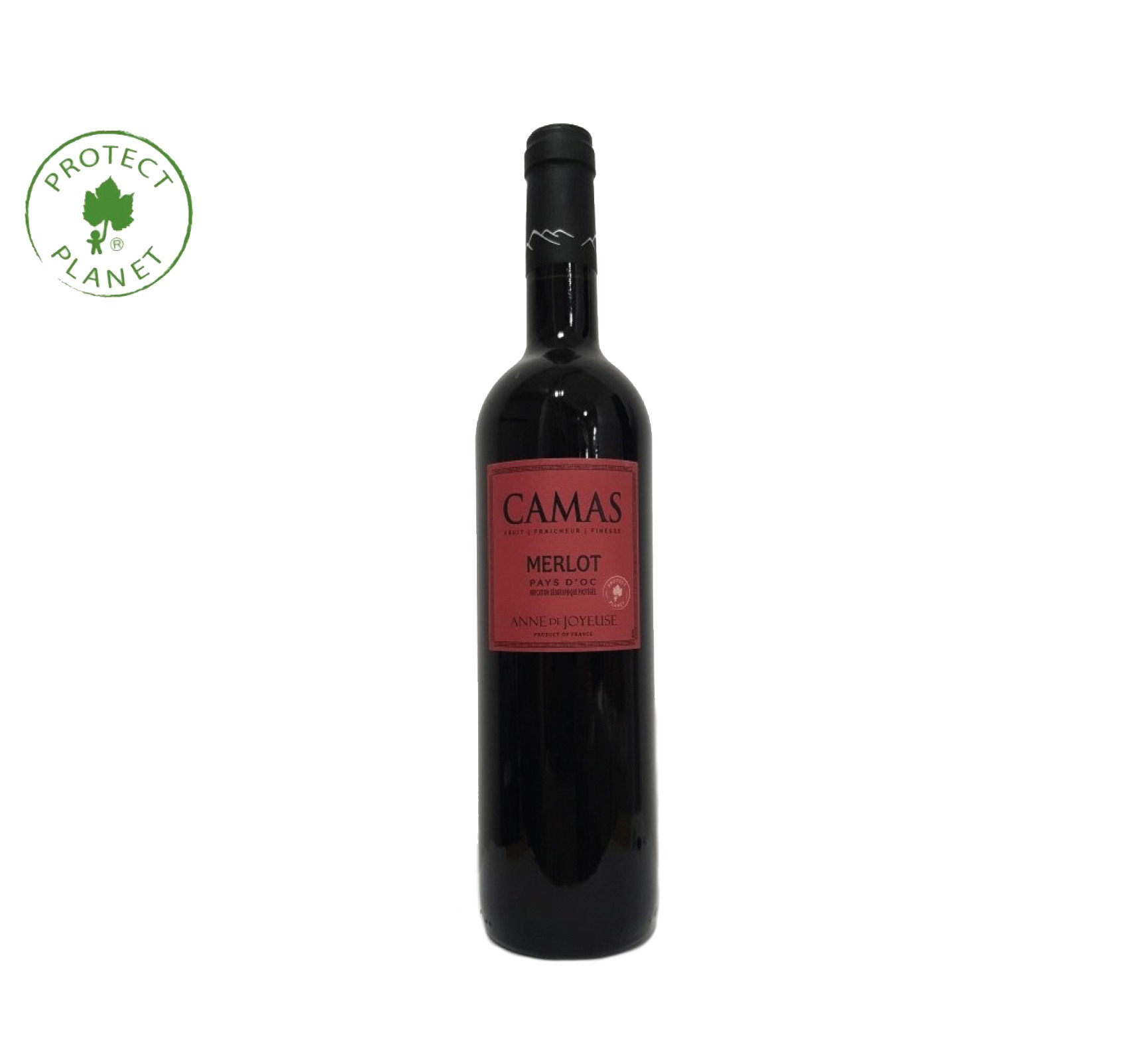 Anne de Joyeuse “CAMAS MERLOT” I.G.P. PAYS D’OC Rouge 2023 Bouteille 75cl