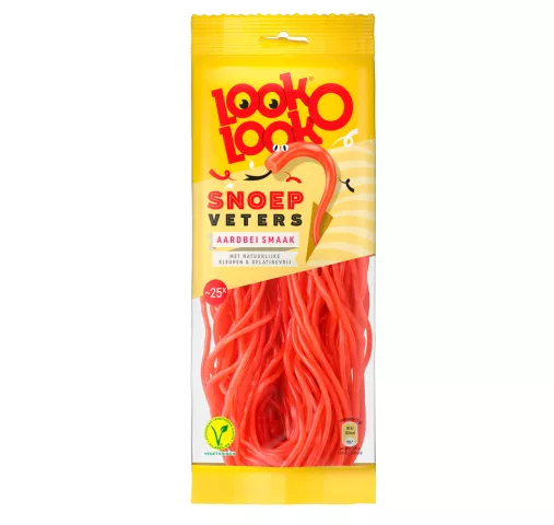 Look o Look Snoepveters Aardbei (14x125gr)