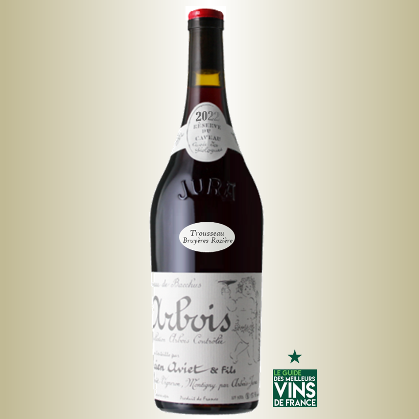 Le Caveau de Bacchus Lucien Aviet & Fils Arbois Trousseau Bruyères Rosière 2022