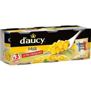 Mais Ultra Croquant D&rsquo;aucy 200g * 3