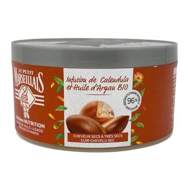 Masque Nutrition Intense Huile de Karité d’Argan Cheveux Très Secs à Frises Le Petit Marseillais 300 ml