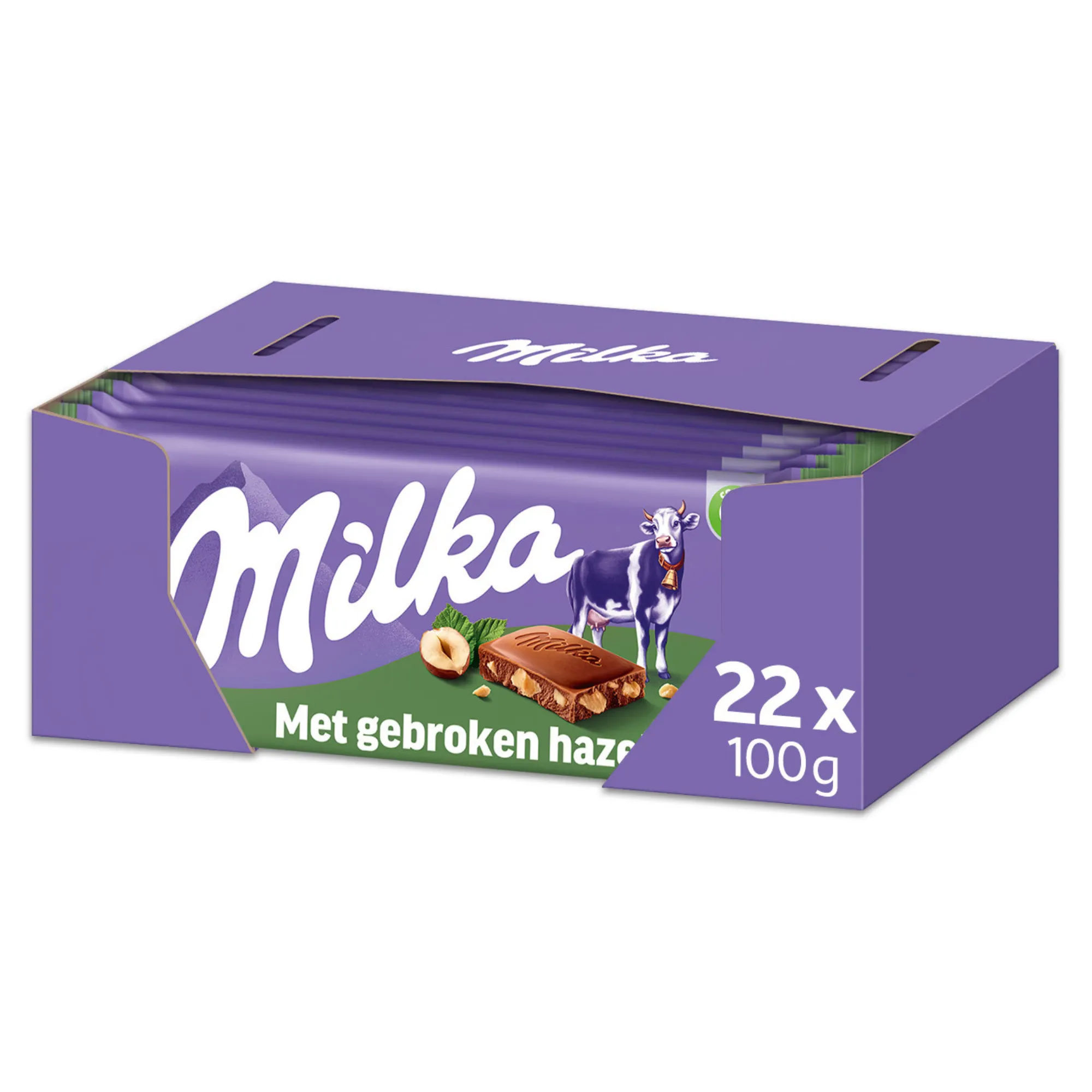 Milka Tablet Gebroken Noot (22x 100gr) – Image 2