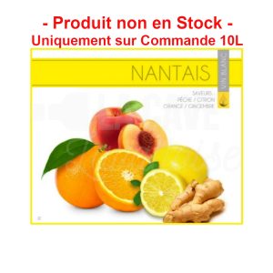 LE NANTAIS 12° – 10 Litres – Pêche, Citron, Orange, Gingembre