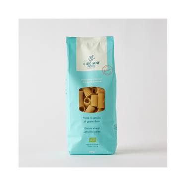 Pâtes au Blé Dur Rigatoni Bio Cipriani 500 g