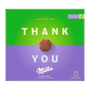 Pralines de Chocolats à la crème de cacao Milka Thank You 120 g