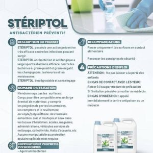 Stériptol antibactérien préventif Aloe Verra 5L