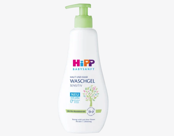 Hipp Babysanft Gel nettoyant peau et cheveux sensibles 400 ml