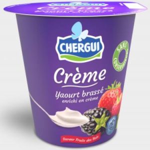 Yaourt Brassé Crème Chergui à l&rsquo;Arôme Fruits des Bois 110g