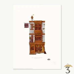 Art print minalima – boutique accessoires de quidditch