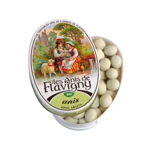Les Anis de Flavigny Boîte Ovale Bonbons Anis 50G