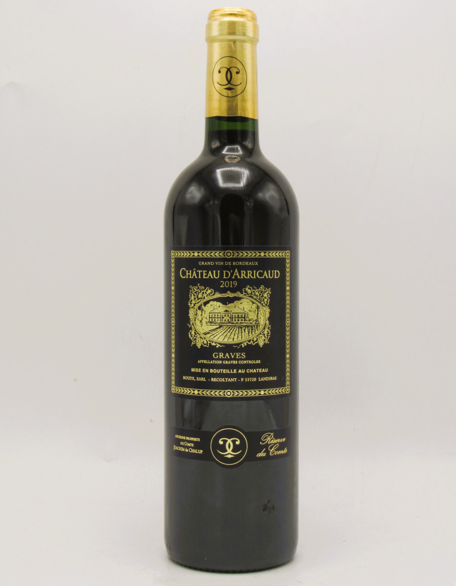 Graves Rouge Réserve du Comte Chateau d’Arricaud 2019
