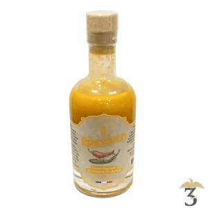 Bressico jaune – sauce au piment de bresse