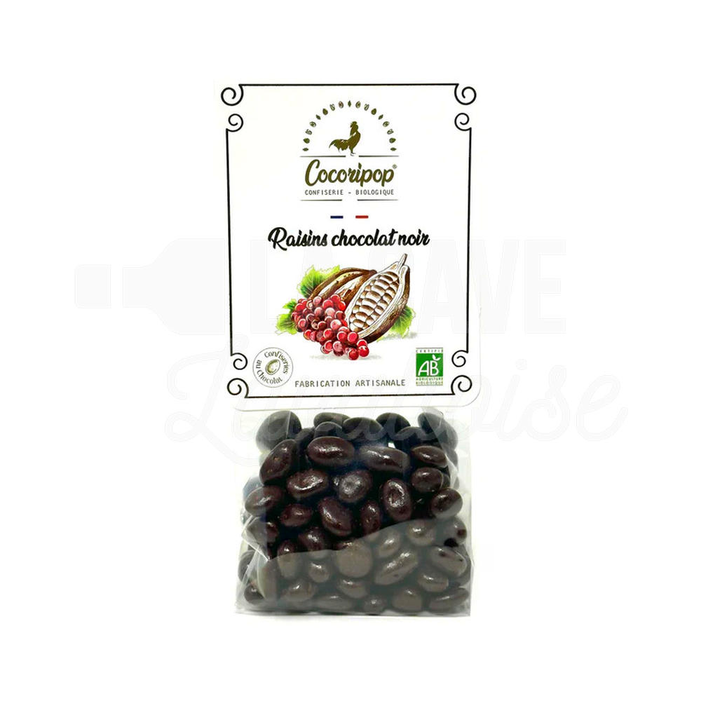 Raisins Chocolat Noir – Cocoripop – 110gr