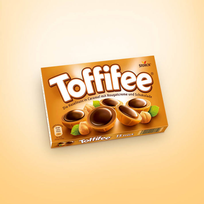 Toffifee – pralinés aux noisettes avec caramel et crème de nougat – 125g