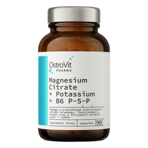 OstroVit Pharma Citrate de Magnésium + Potassium + B6 P-5-P 90 gélules