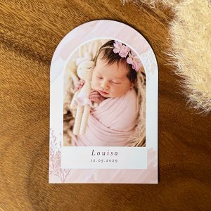 Faire-part Arche Vieux Rose – à partir de 1.85€ l’unité