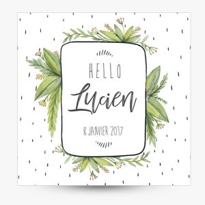 Faire-part Feuillage – à partir de 2,06€ l’unité