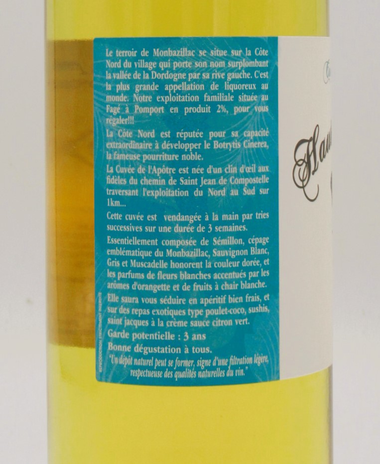 Monbazillac L’Apotre Chateau Haut-Fontgrive 2022 – Image 2