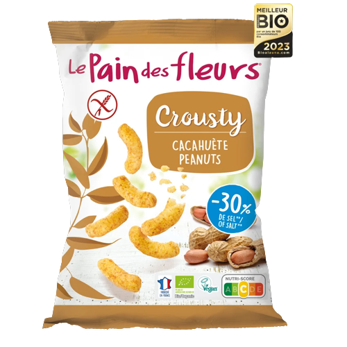 Le Pain des Fleurs Crousty Cacahuète 75G