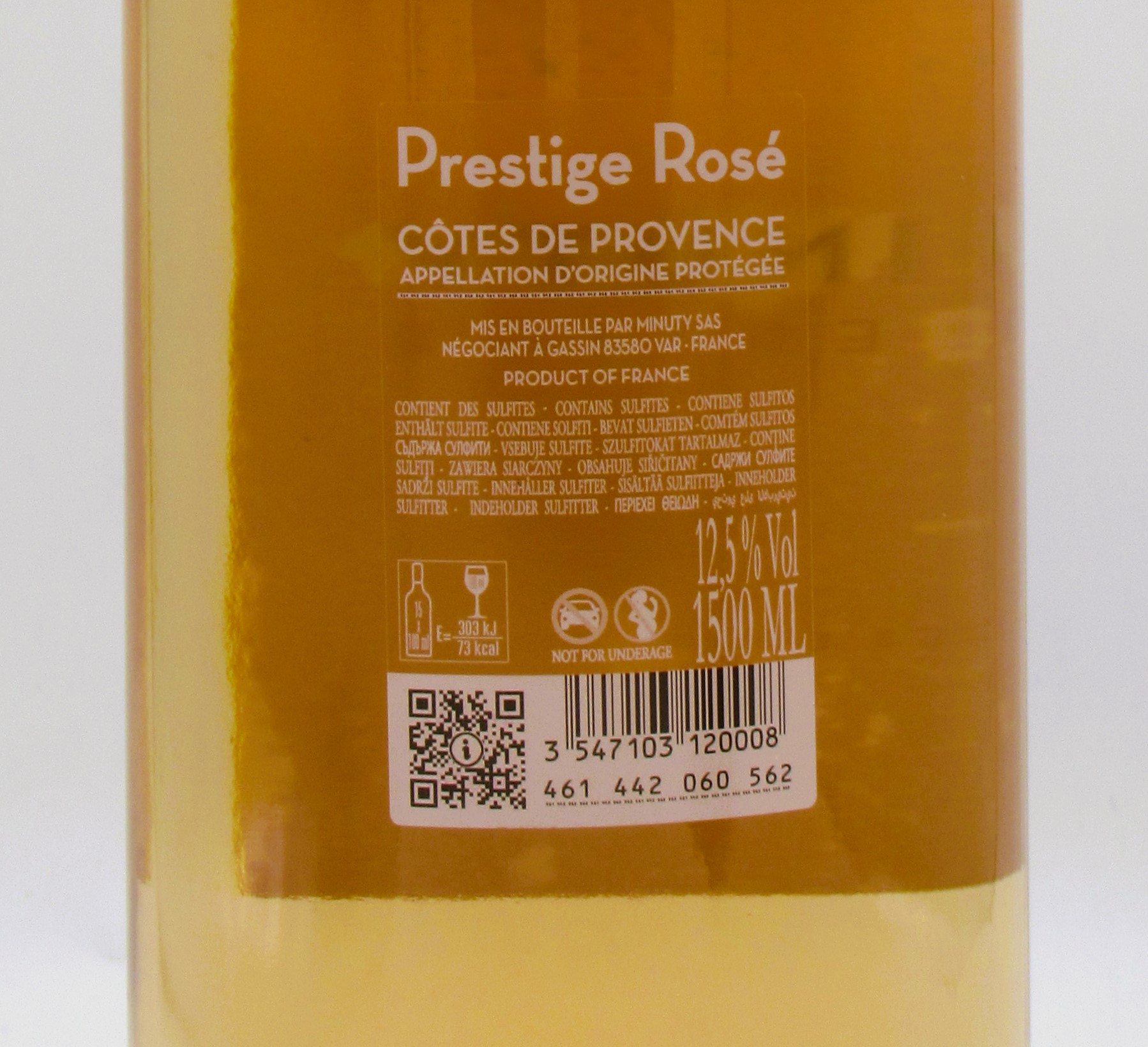 Cotes de Provence Rosé Chateau Minuty Prestige Magnum 2023 – Image 2
