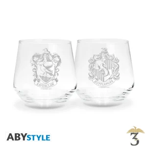 Set de 2 verres serdaigle et poufsouffle