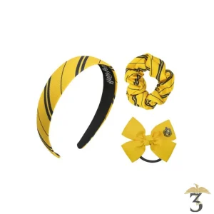 Set de 3 accessoires cheveux poufsouffle classique