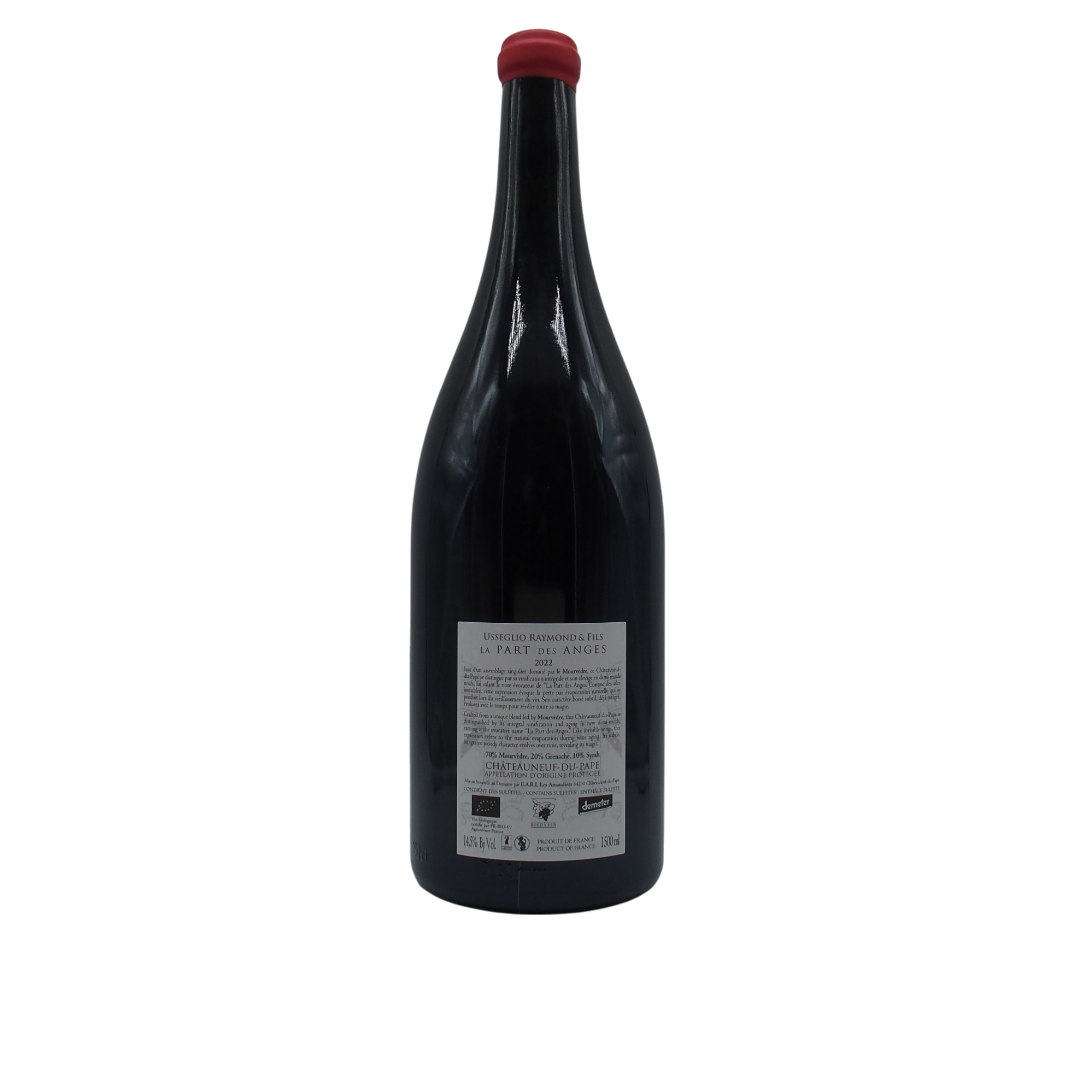 Magnum Châteauneuf-du-Pape « La Part des Anges » 2022 – 150cl – Image 2